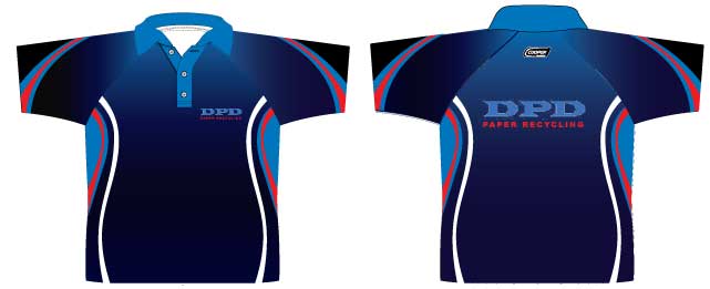 DPD Blue Red Polo